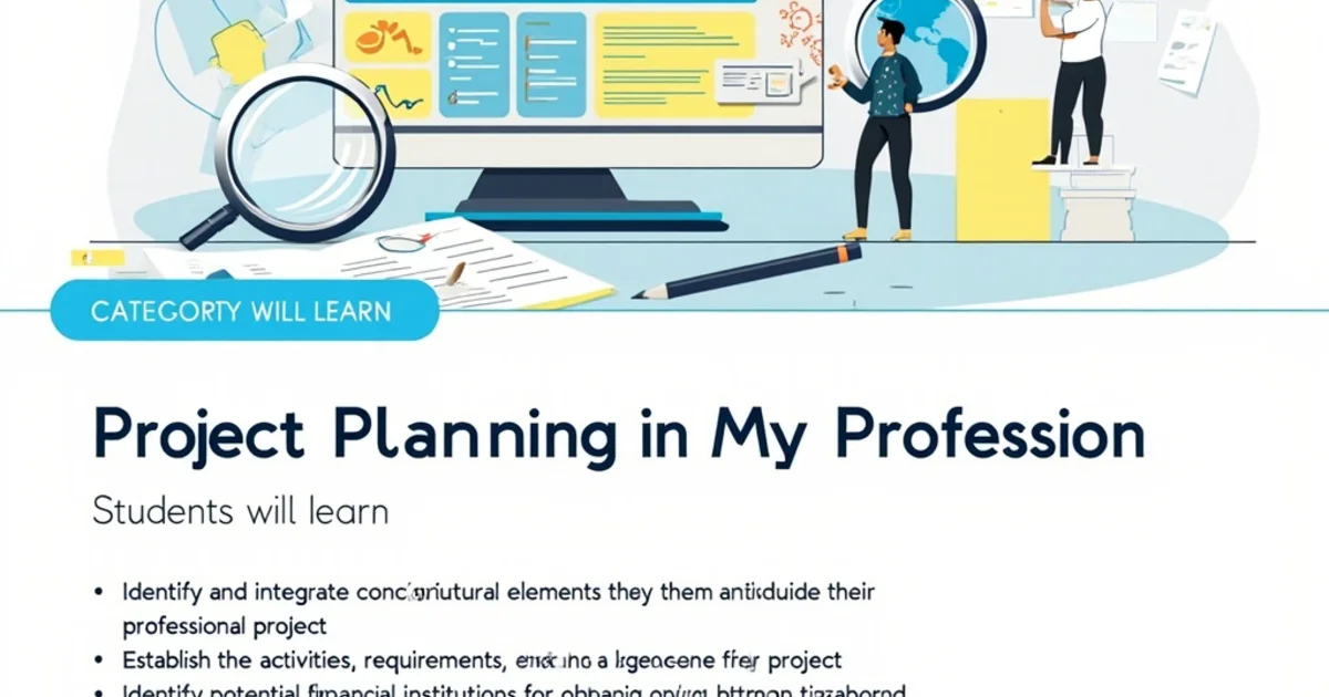 Formulación de Proyectos en Mi Profesión